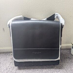 Coach Houston Map Bag In Signature Leather 4006 QB/BK Black